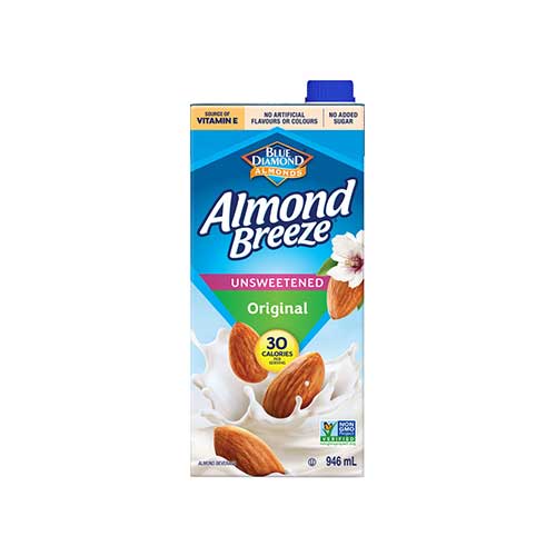 Almond Milk, Almond Breeze, Original - Unsweetened