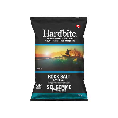 Hardbite Handcrafted-Style Chips - Rock Salt & Vinegar