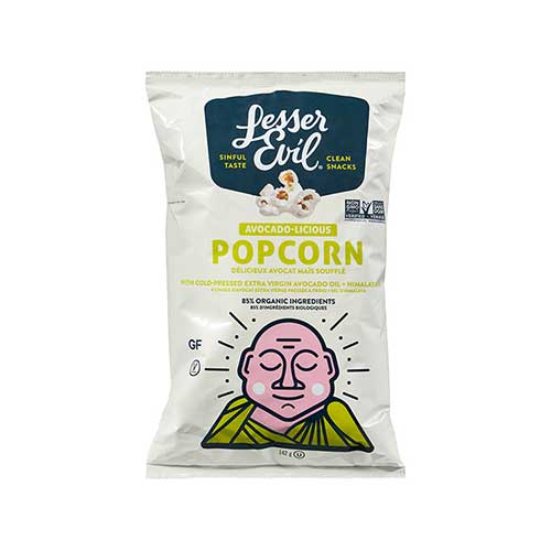 LesserEvil Organic Popcorn - Avocado-licious