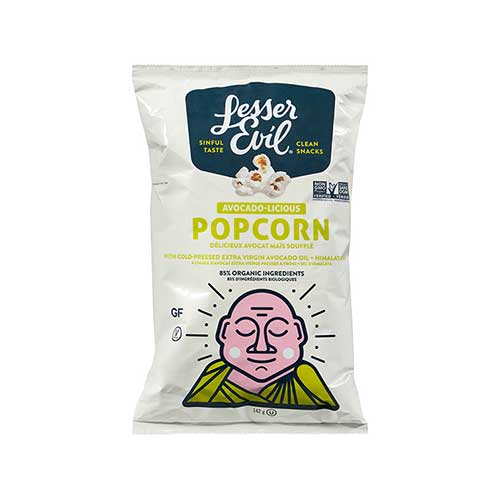 LesserEvil Organic Popcorn – Avocado-licious