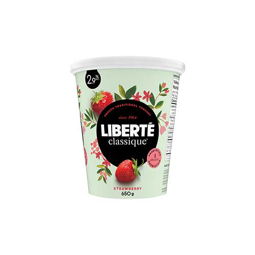 Liberté Classic Yogurt – Strawberry 2.9% – 650g
