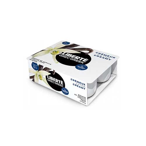 Liberté Greek Yogurt 4-pack – Vanilla Bean 5%