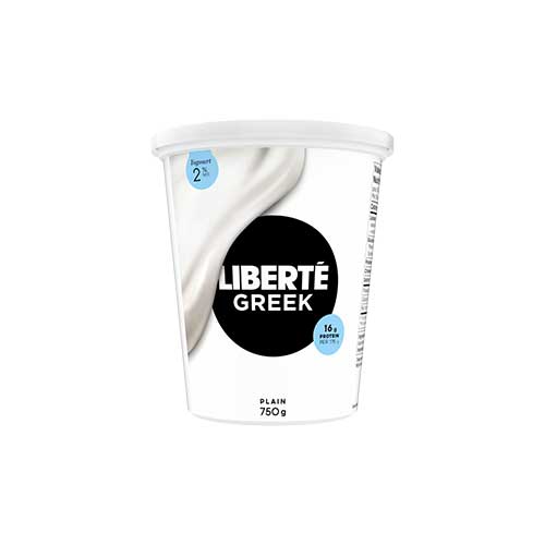 Liberté Greek Yogurt – Plain 2% – 750g