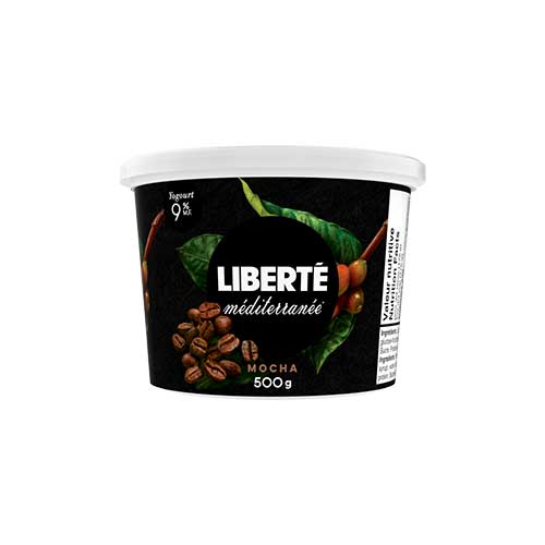 Liberté Méditerranée Yogurt – Mocha 9% – 500g