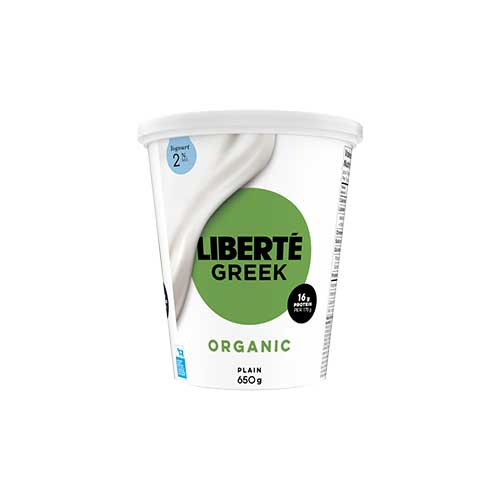 Liberté Organic Greek Yogurt - Plain 2%