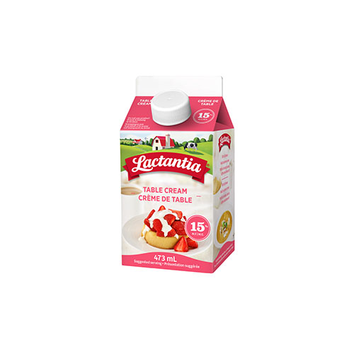 Cream 15%, Lactantia Table Cream, 473mL