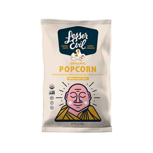 LesserEvil Organic Popcorn – Himalayan Gold