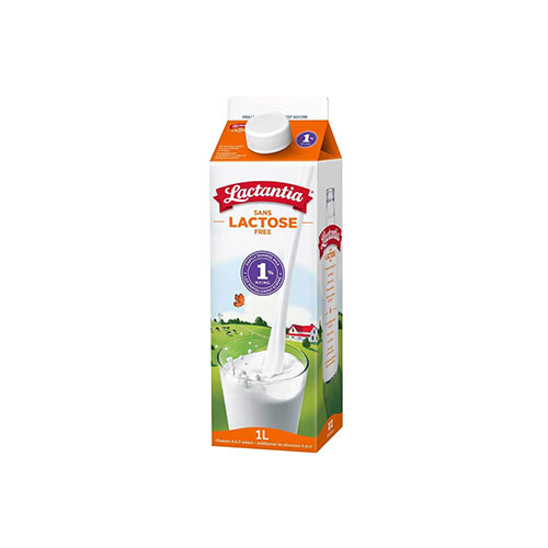 Milk, Lactantia Lactose-Free, 1%, 1L