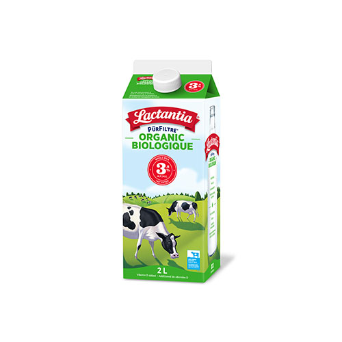 Milk, ORGANIC, Lactantia PūrFiltre, 3.8%, 2L