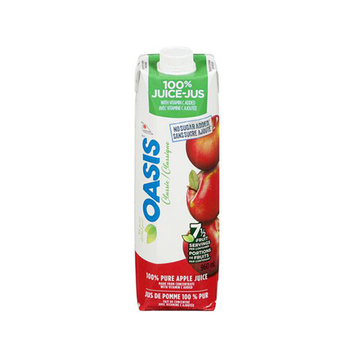Oasis, 100% Pure Apple Juice