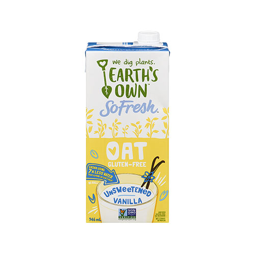 Oat Milk, Earth’s Own SoFresh, Vanilla – Unsweetened