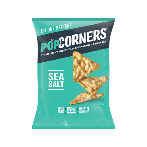 Popcorners Popped-Corn Chips – Sea Salt
