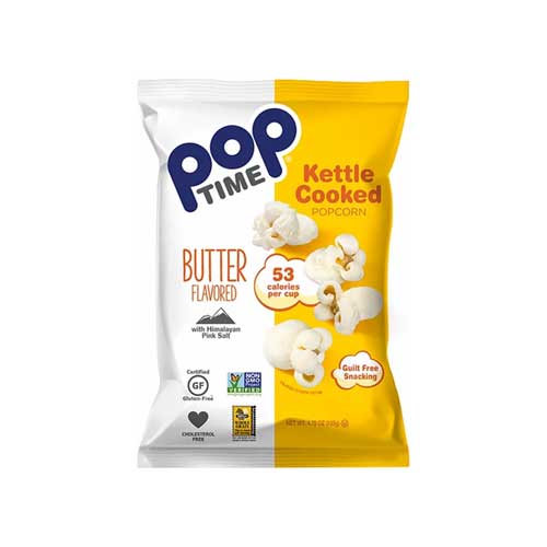 Poptime Kettle Cooked Popcorn - Butter