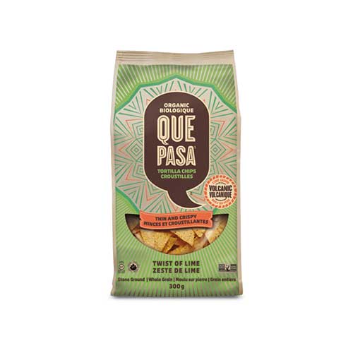 Que Pasa Thin & Crispy Tortilla Chips - Twist of Lime