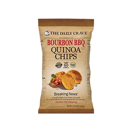 The Daily Crave Quinoa Chips - Bourbon BBQ