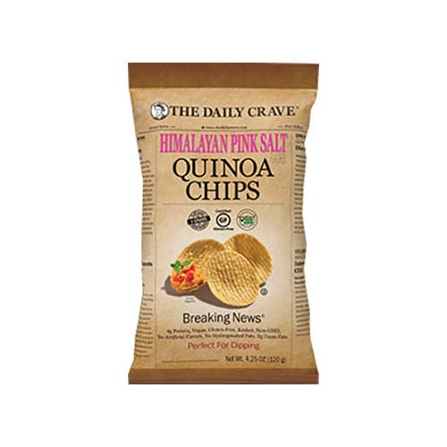 The Daily Crave Quinoa Chips - Himalayan Pink Salt