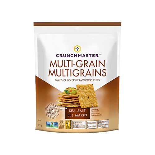 Crunchmaster Multi-Grain Baked Crackers – Sea Salt