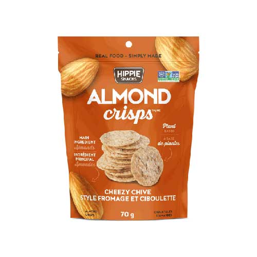 Hippie Snacks – Almond Crisps – Cheezy Chive