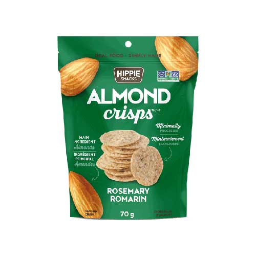Hippie Snacks - Almond Crisps - Rosemary