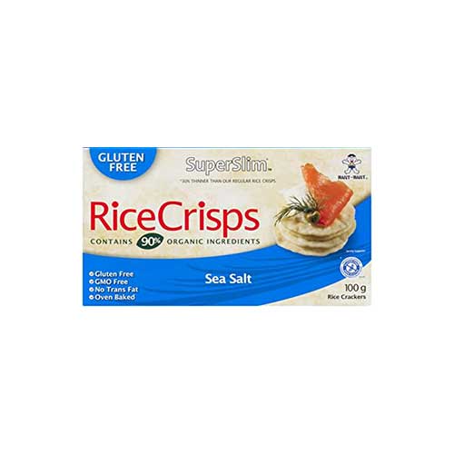 Hot-Kid SuperSlim Brown Rice Crisps - Sea Salt