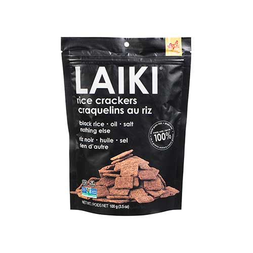 Laiki Rice Crackers – Black Rice with Sea Salt