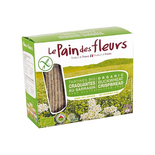 Le Pain des Fleurs Organic Buckwheat Crispbread