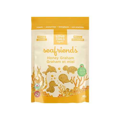 Love Child Seafriends - Organic Cookies - Honey Graham