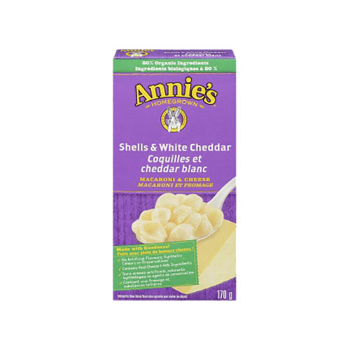 Annie’s Mac & Cheese, Shells & White Cheddar