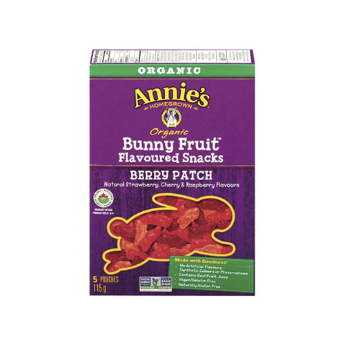 Annie’s Organic Bunny Fruit Flavoured Snacks – Berry Patch