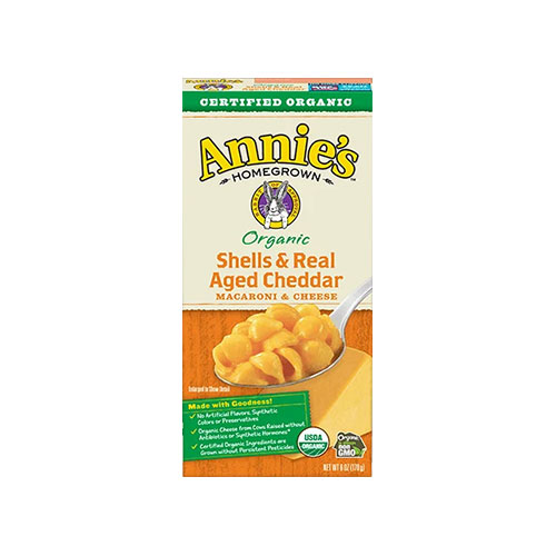 Annie’s Organic Mac & Cheese, Shells & Real Aged Cheddar