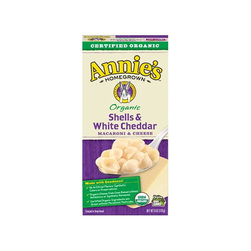 Annie’s Organic Mac & Cheese, Shells & White Cheddar
