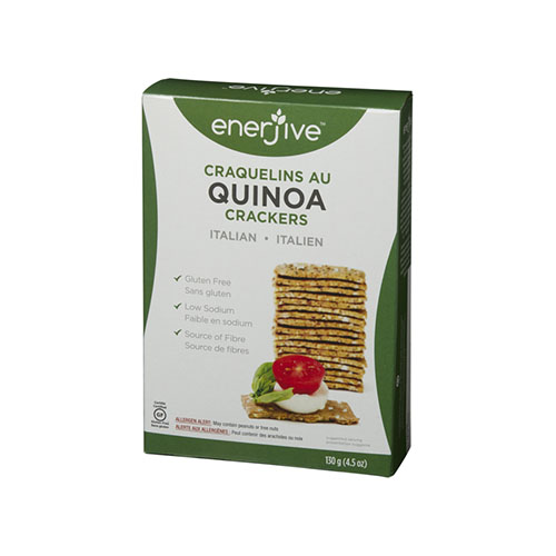 Enerjive Quinoa Crackers – Italian