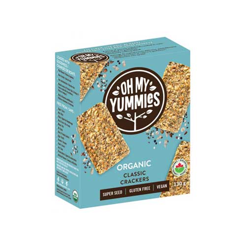 Oh My Yummies Superseed Crackers - Classic