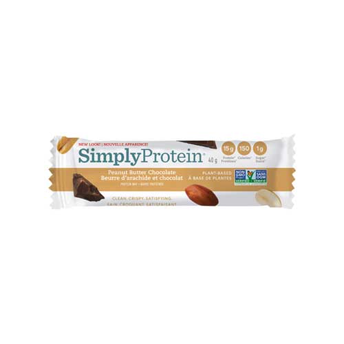 SimplyProtein Plant-Based Bar – Peanut Butter Chocolate