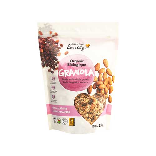 Grandma Emily Organic Granola – Raisin Almond