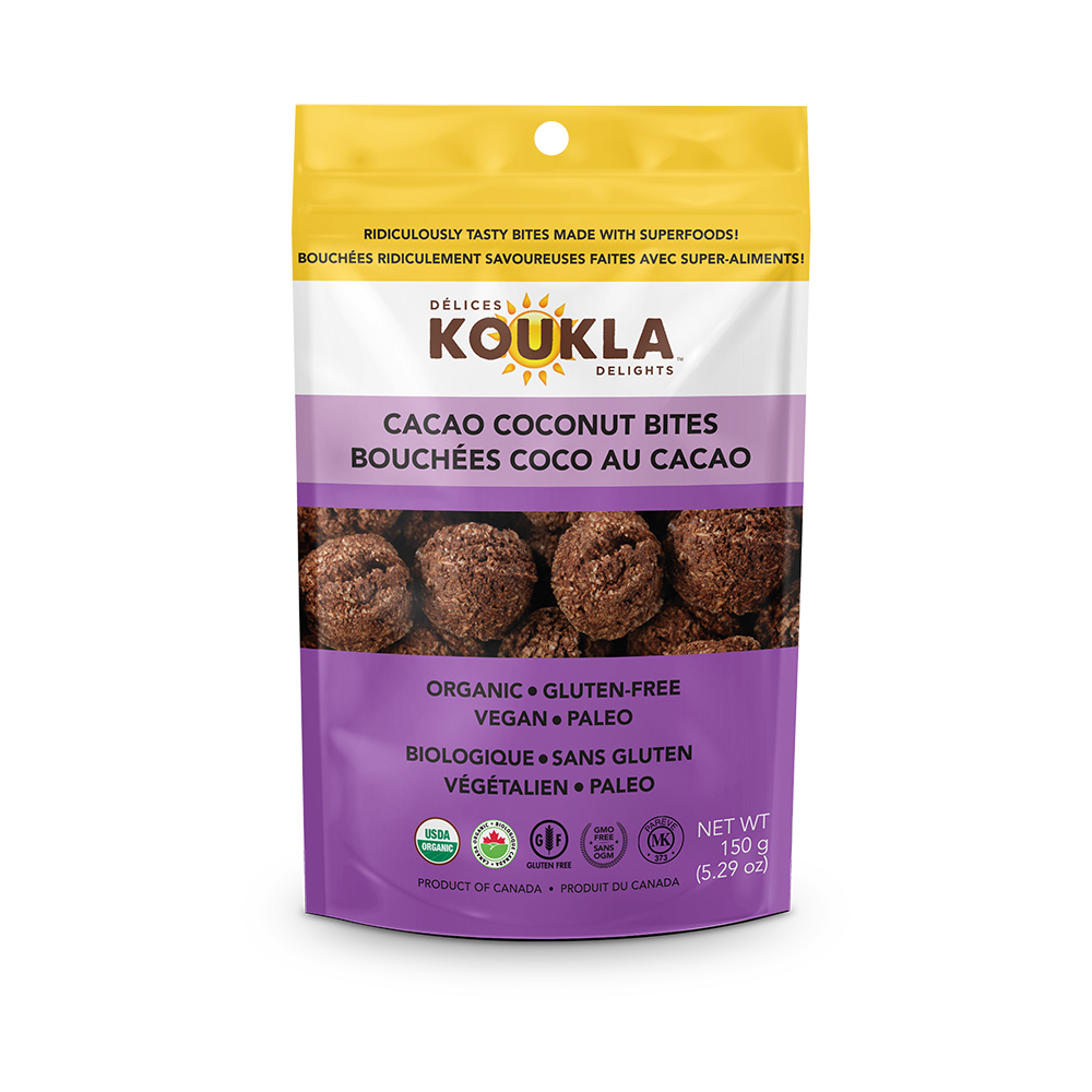 Koukla Delights – Cacao Coconut Bites
