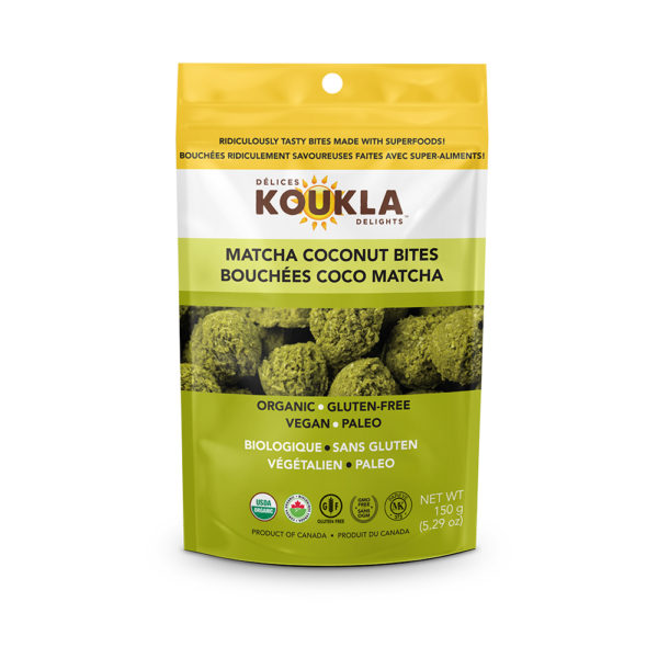 Koukla Delights - Matcha Coconut Bites