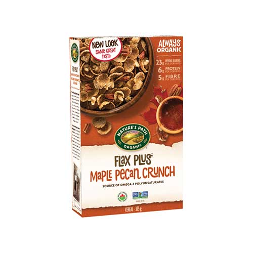 Nature’s Path Flax Plus Maple Pecan Crunch Cereal