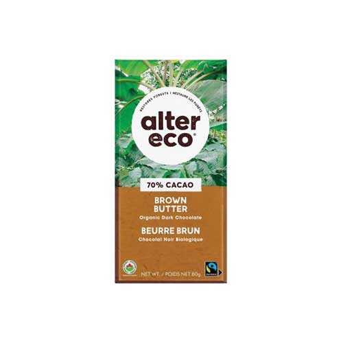Alter Eco Organic Chocolate – Brown Butter 70%