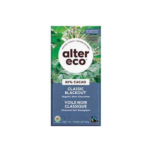 Alter Eco Organic Chocolate – Classic Blackout 85%