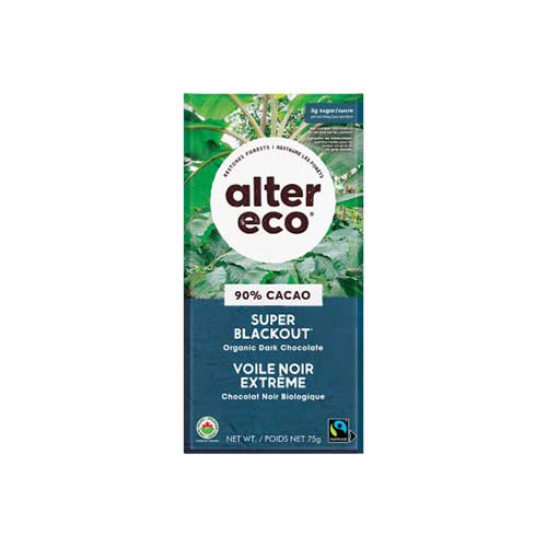 Alter Eco Organic Chocolate - Super Blackout 90%