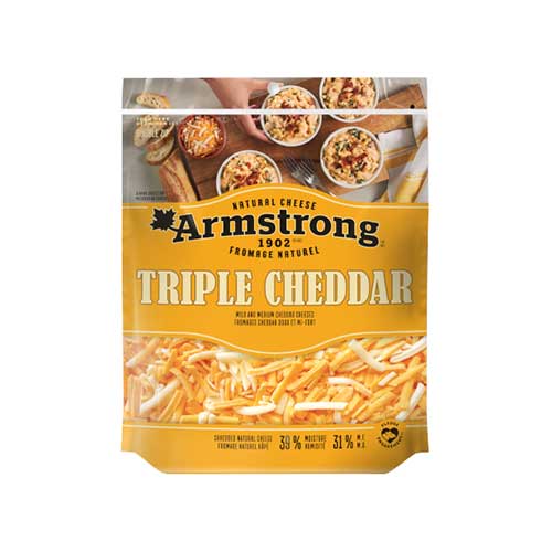 Armstrong Shredded Cheese – Triple Cheddar