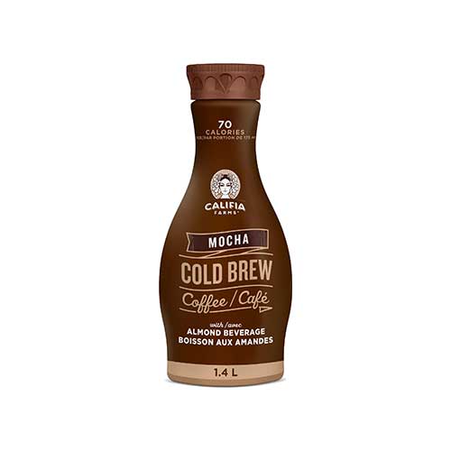 Cold Brew Coffee with Almond Milk, Califia Farms, Mocha