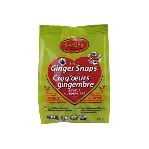 ShaSha Organic Cookies – Spelt Ginger Snaps