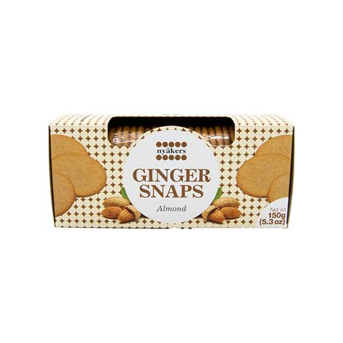 Nyäkers Ginger Snaps – Almond