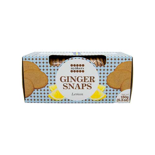 Nyäkers Ginger Snaps – Lemon