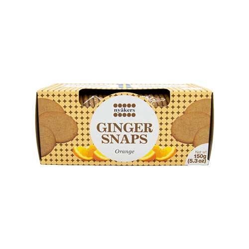 Nyäkers Ginger Snaps – Orange