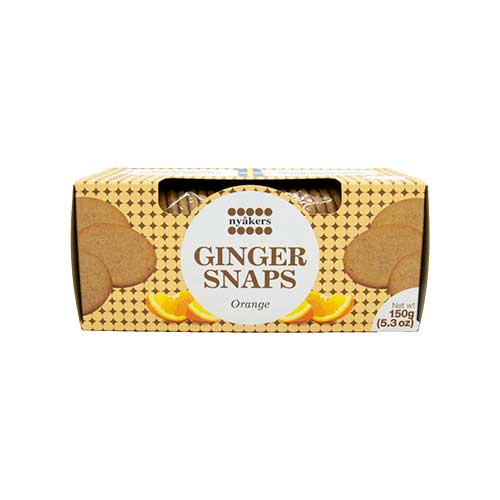 Nyäkers Ginger Snaps – Orange