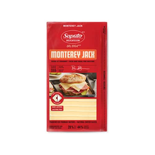 Saputo Sliced Cheese – Monterey Jack