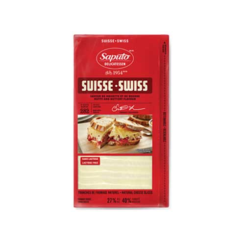 Saputo Sliced Cheese – Swiss